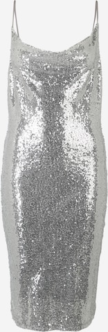 Vero Moda TallKoktel haljina 'Kaje' - srebro boja: prednji dio