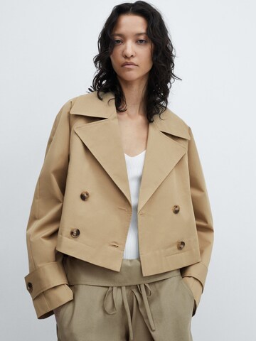 Veste mi-saison 'Lipa' MANGO en beige : devant