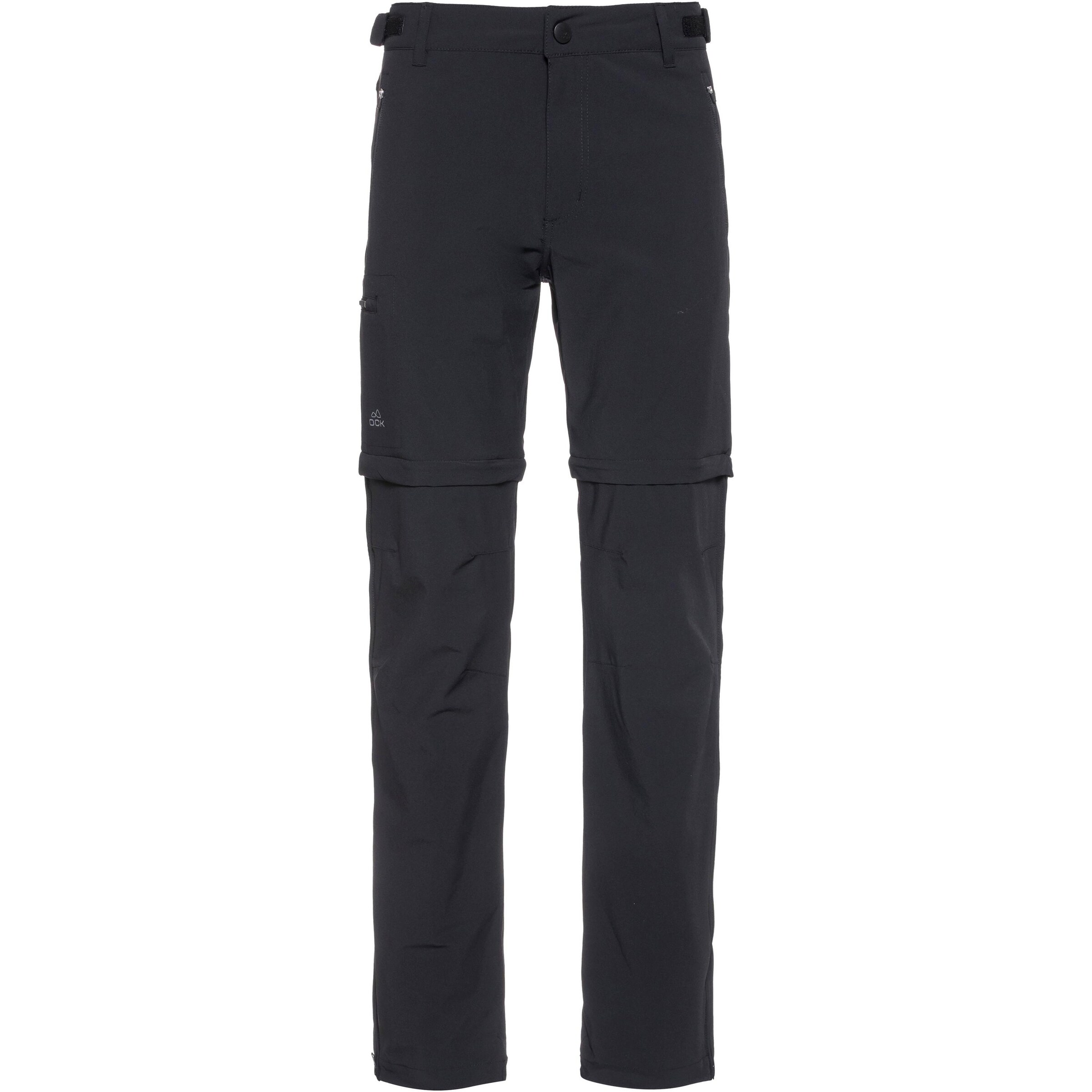OCK Regular Workout Pants in Black: front
