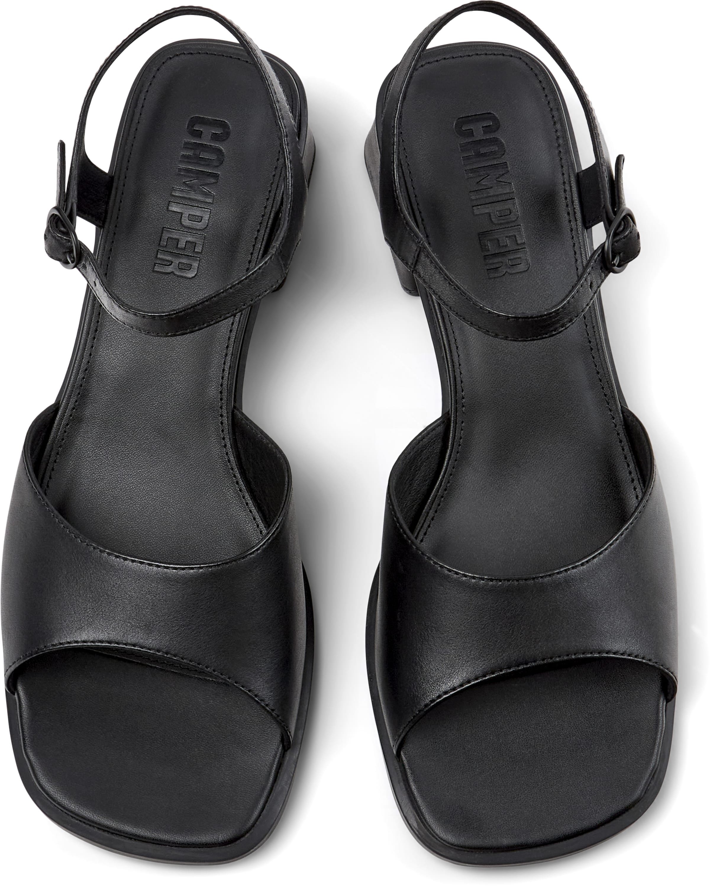 Sandales à lanières 'Kora' CAMPER en noir