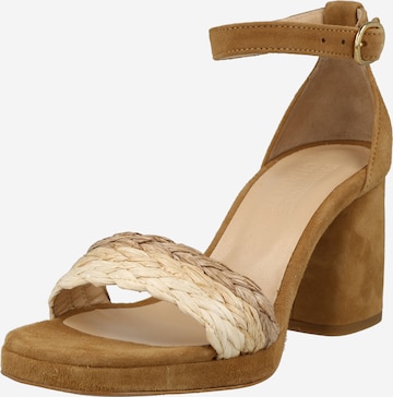 Fabienne Chapot - Sandalias 'Braidy' en beige: frente