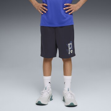 PUMA Regular Sportbroek in Blauw: voorkant