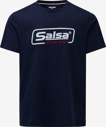 Salsa Jeans T-shirts in Blau: Vorderseite