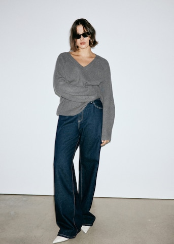 MANGO Sweater 'VIZON' in Grey: front