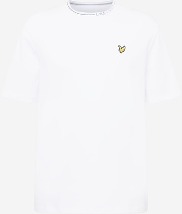 balts Lyle & Scott T-Krekls: no priekšpuses