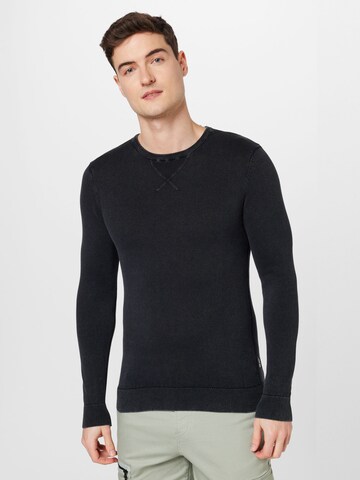 BLEND Sweater in Black: front