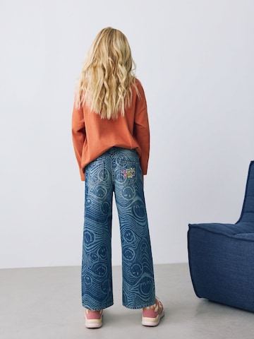 Next Wide leg Jeans in Blauw