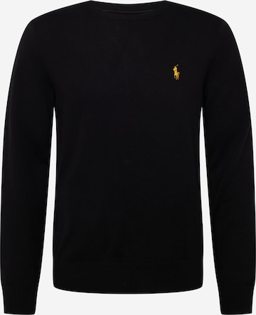 Pull-over Polo Ralph Lauren en noir : devant