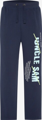 UNCLE SAM Pants in Blue: front