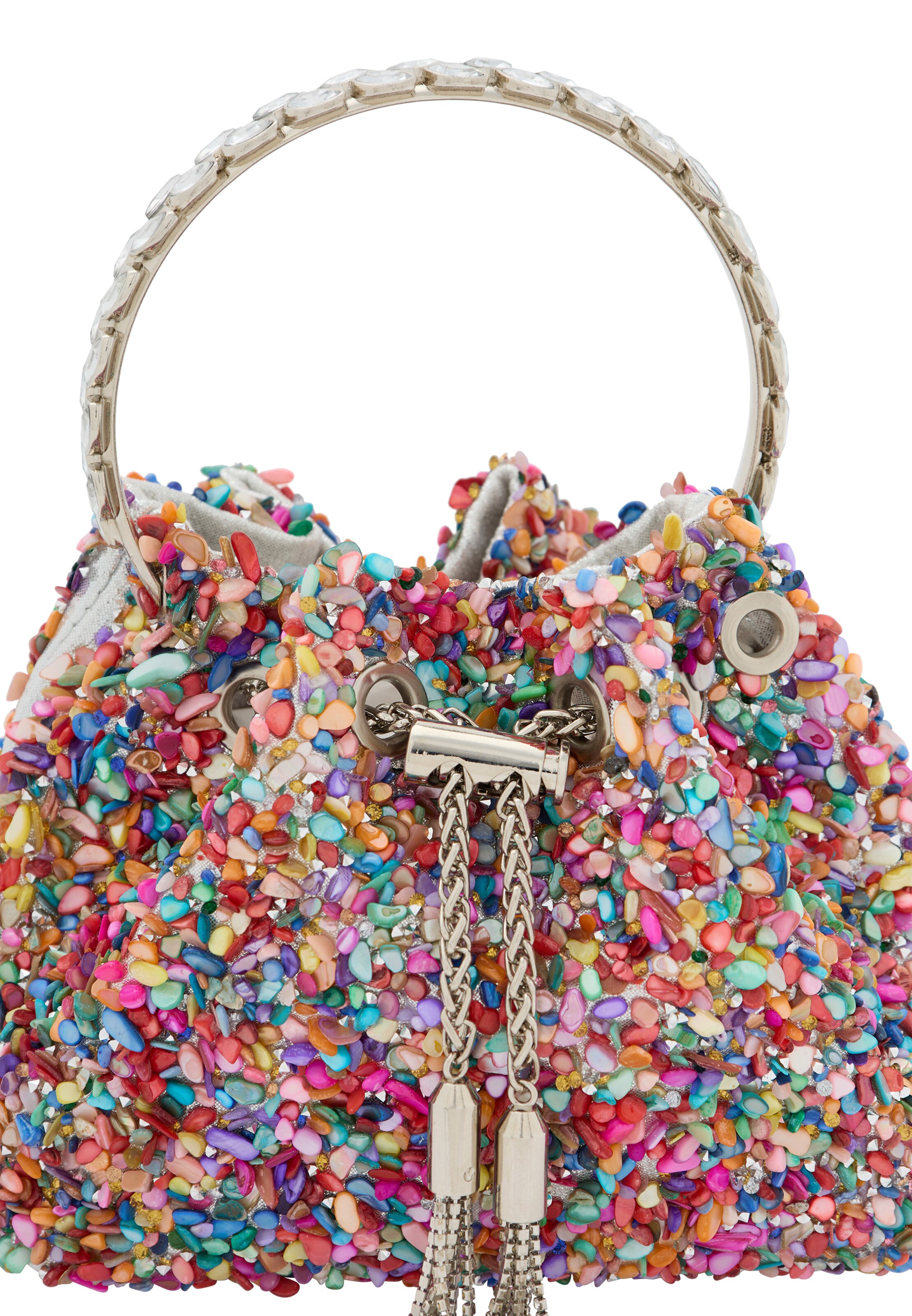 swirly Pouch in Mixed colors