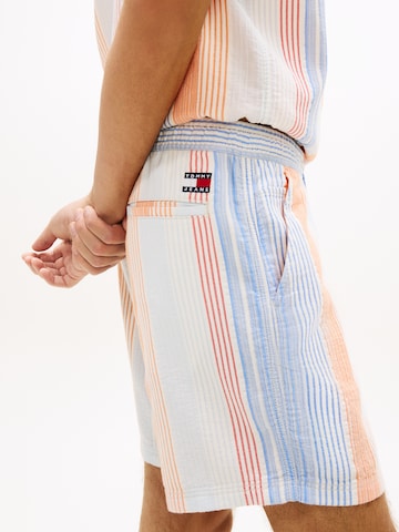 Tommy Jeans Normalny krój Spodnie w kolorze biały