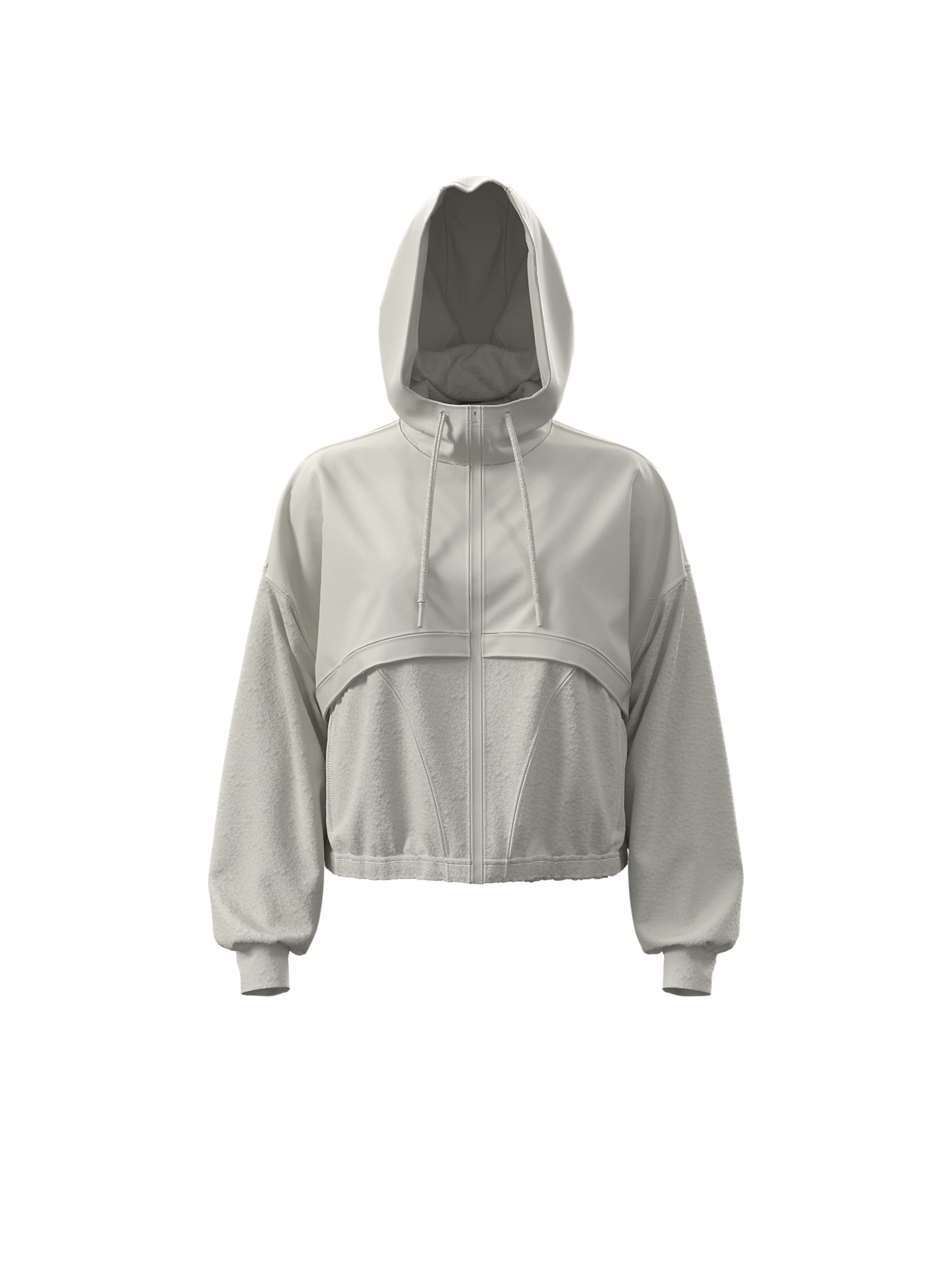 UNDER ARMOUR Fleece jas 'Performance' in Wit: voorkant