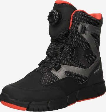 GEOX Boots in Black: front