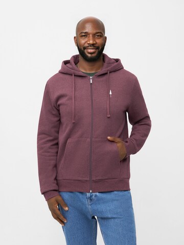 NIKIN Trui 'TreeHoodie Zip' in Rood