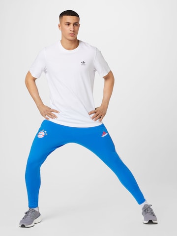 ADIDAS SPORTSWEAR Slim fit Sports trousers 'Fc Bayern Condivo 22' in Blue