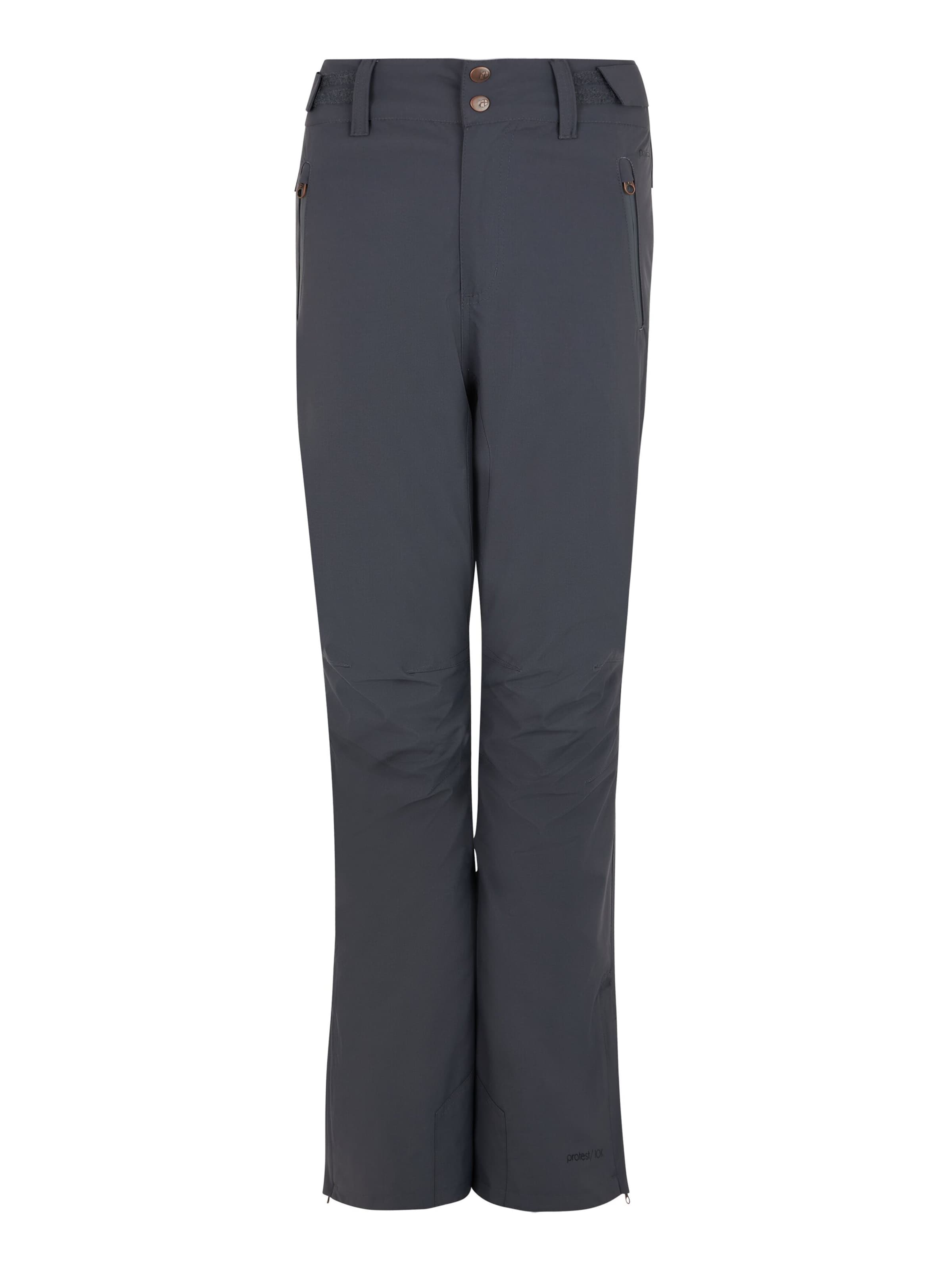 PROTEST Regular Sporthose 'CINNAMON' in Grau: Vorderseite