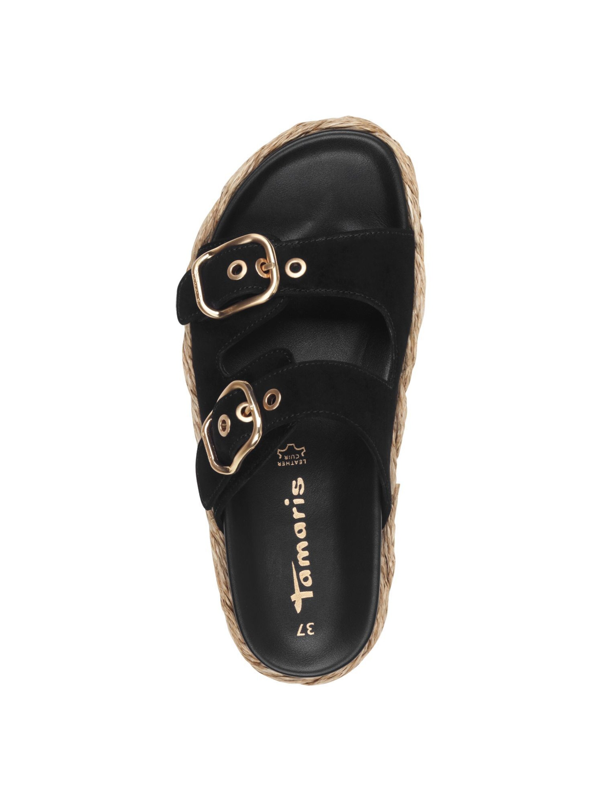 Mule Tamaris en noir