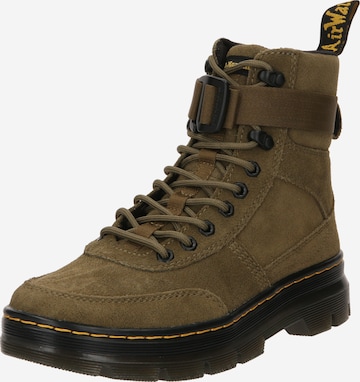 Dr. Martens Veterboots 'Combs Tech' in Groen: voorkant