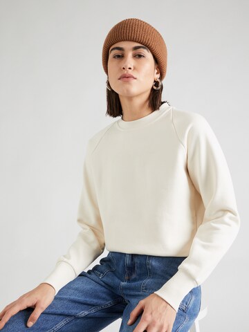 Sweat-shirt 'Autograph' G-STAR en beige : devant