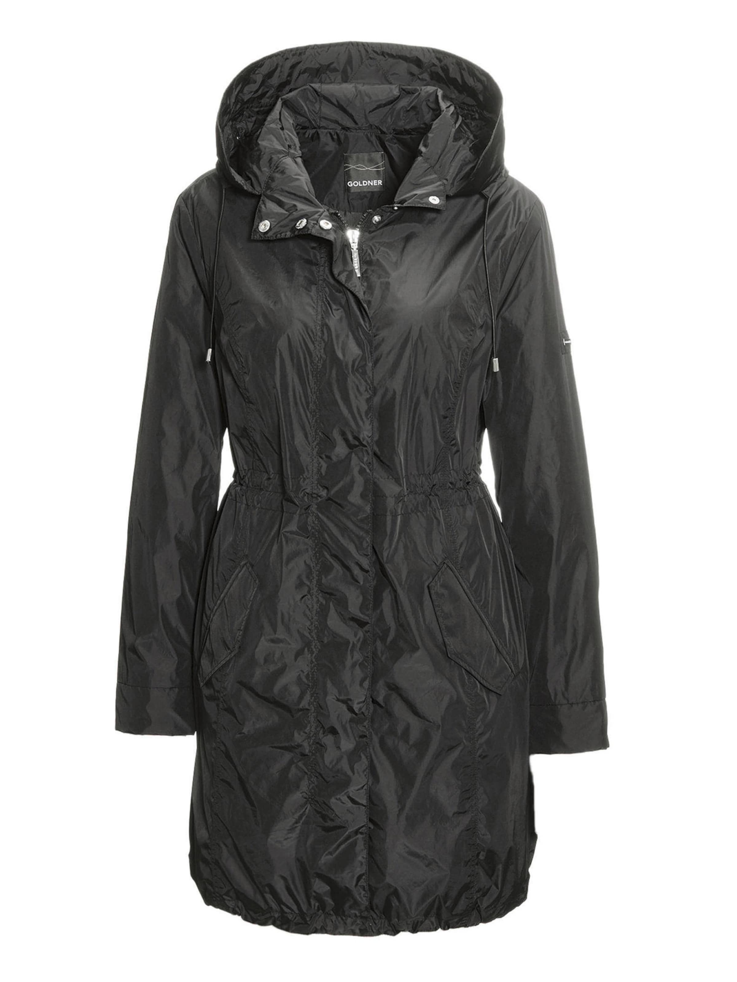 Goldner Between-seasons parka in Black: front