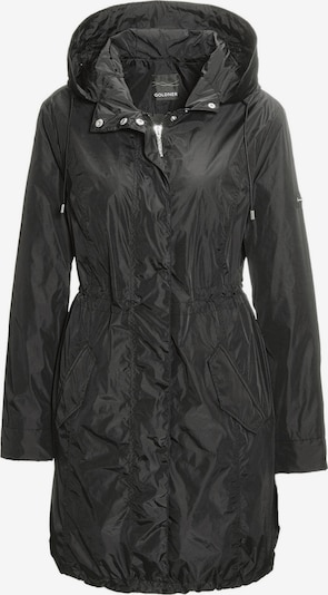 Goldner Übergangsparka in schwarz, Produktansicht