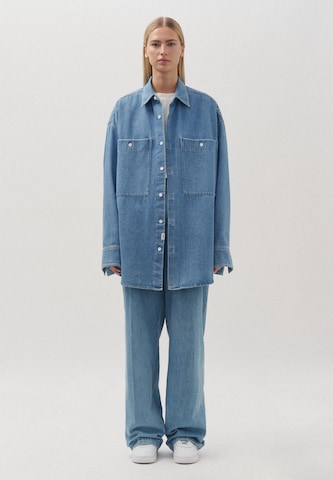 Studio Seidensticker Comfort fit Button Up Shirt 'Studio' in Blue