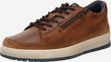 bugatti Athletic Lace-Up Shoes 'Revel' in Brown: front