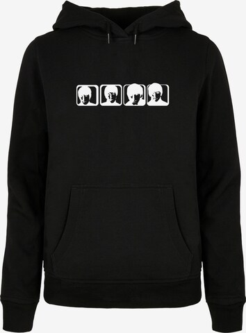 Merchcode Sweatshirt 'Beatles' in Black: front