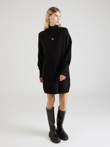 Calvin Klein Jeans Knit dress in Black: front