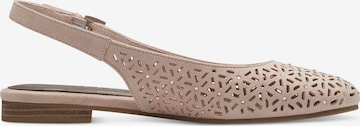 MARCO TOZZI Ballet Flats with Strap in Pink