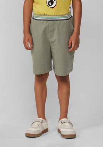 s.Oliver Wide Leg Hose in Grün: Vorderseite