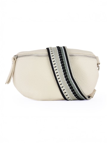 lePelou Fanny Pack 'FIONA small' in Beige: front