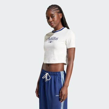 T-shirt ADIDAS ORIGINALS en blanc : devant