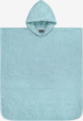 normani Bathrobe short 'Sitra' in Blue: front