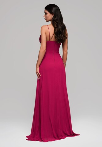 Ombre Avondjurk 'Selene' in Rood