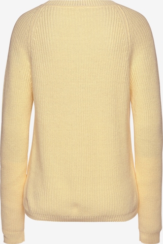 LASCANA Sweater in Yellow