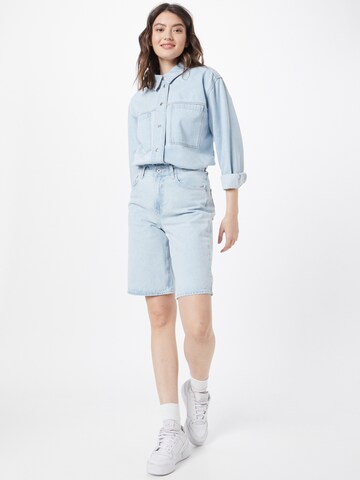 ONLY Wide Leg Shorts 'HOPE' in Blau