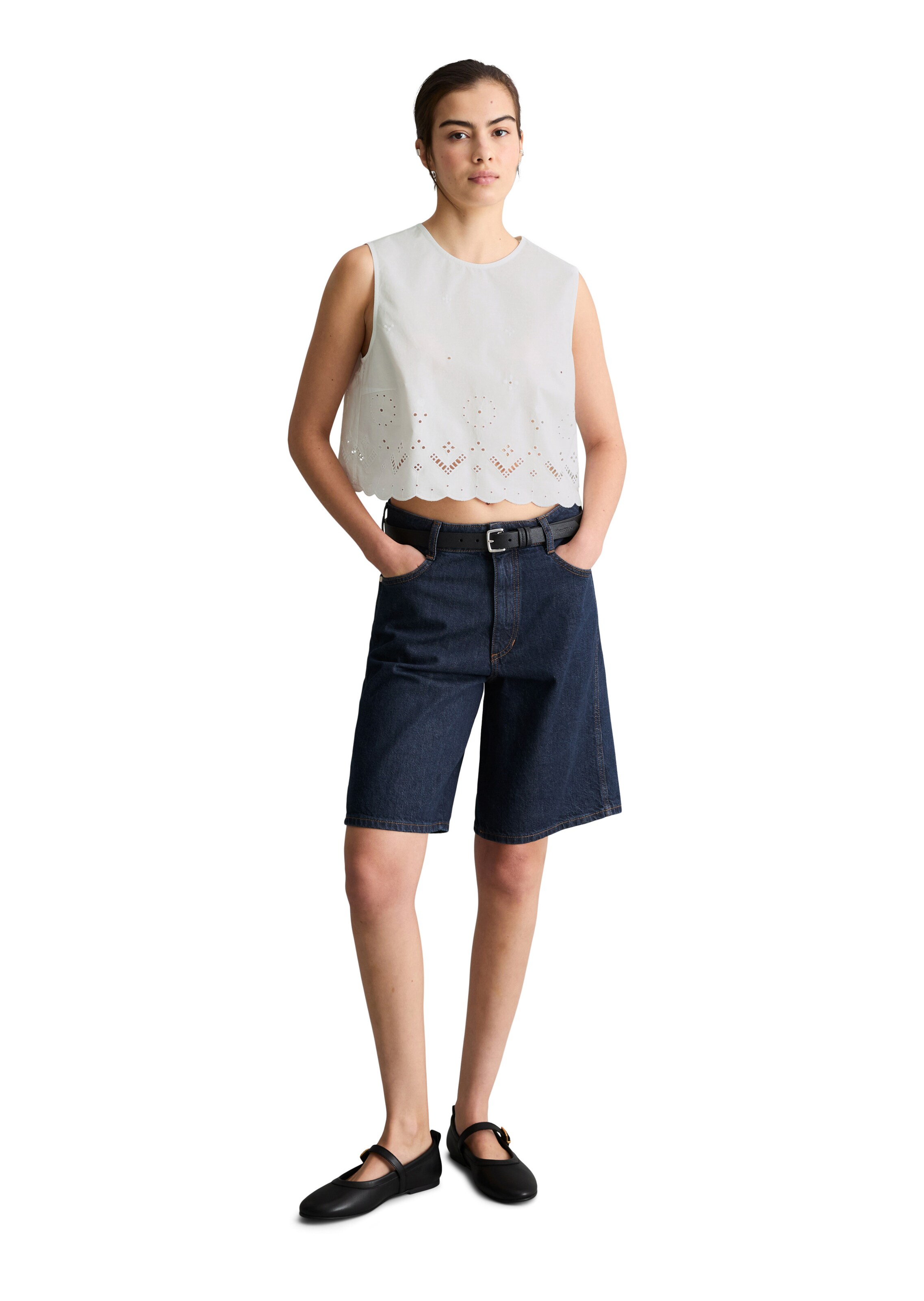 Marc O'Polo DENIM Top in Wit