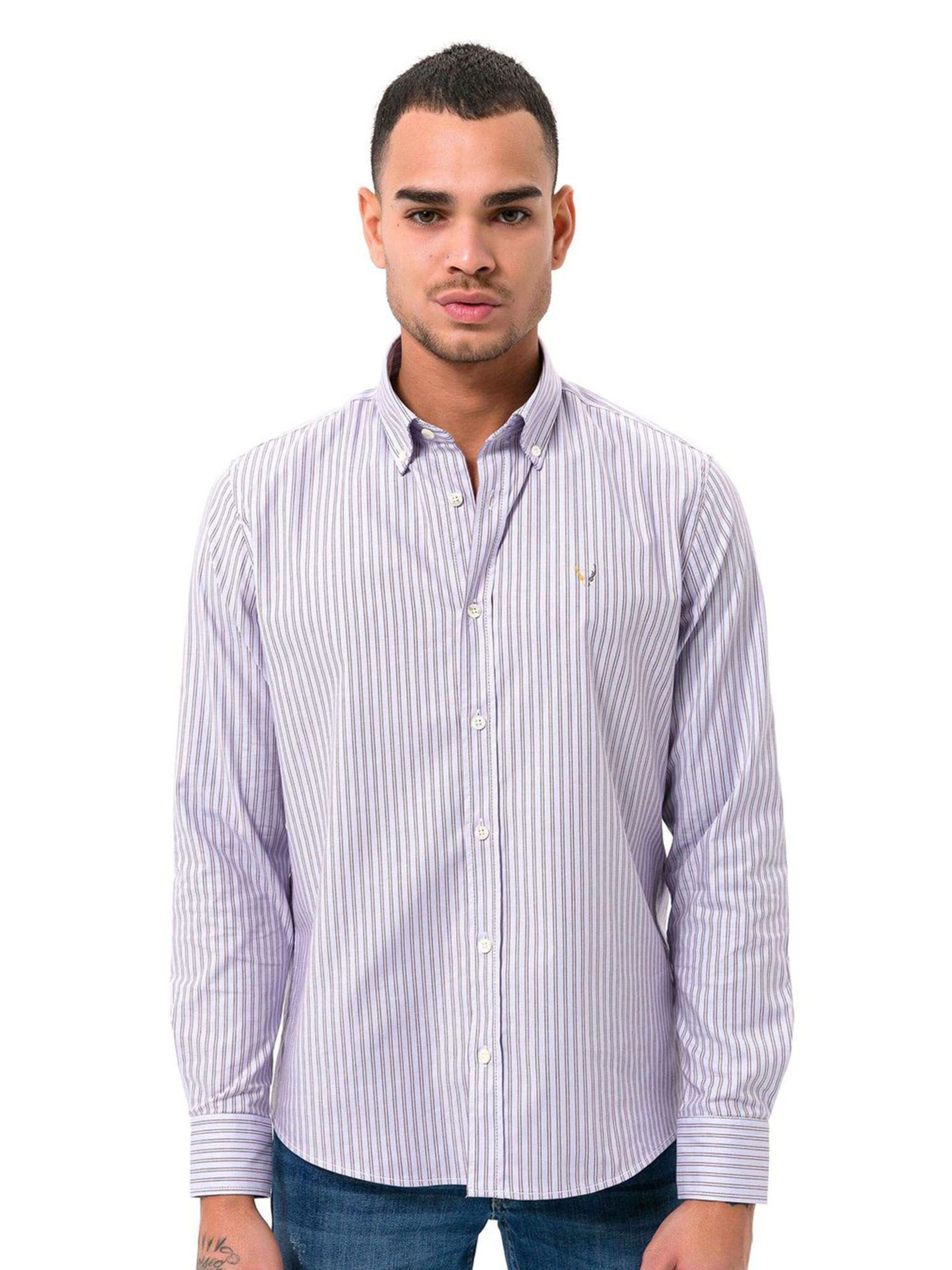 Coupe regular Chemise By Diess Collection en bleu : devant