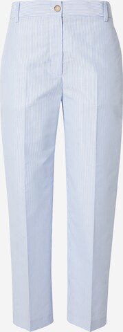 TOMMY HILFIGER Regular Pleated Pants in Blue: front