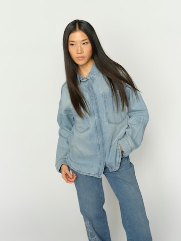 Chemisier MOS MOSH en bleu : devant