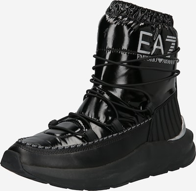 EA7 Emporio Armani Snow boots in Black / Silver, Item view