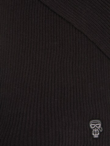 Karl Lagerfeld Κασκόλ σε μαύρο: κορυφή