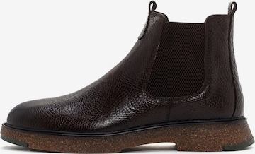 Derimod Chelsea-bootsit värissä ruskea: etupuoli
