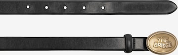 The Bridge Belt in Black: front