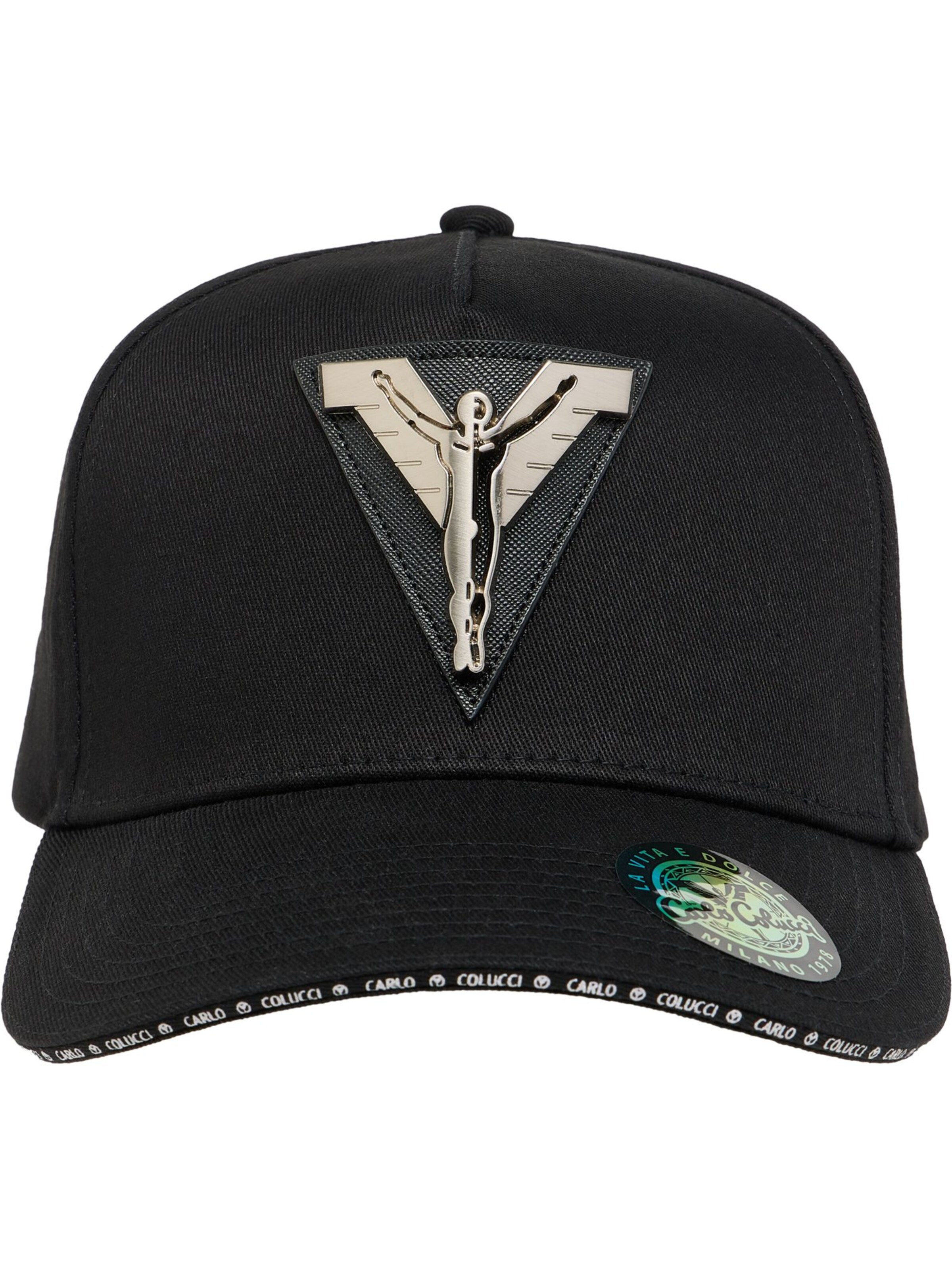 Carlo Colucci Cap 'Emmer' in Black