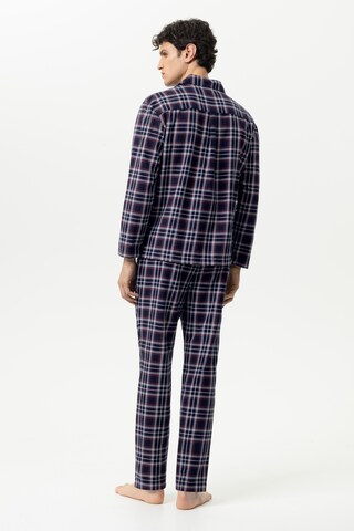 Mey Pyjama 'Flanadian' in Blau
