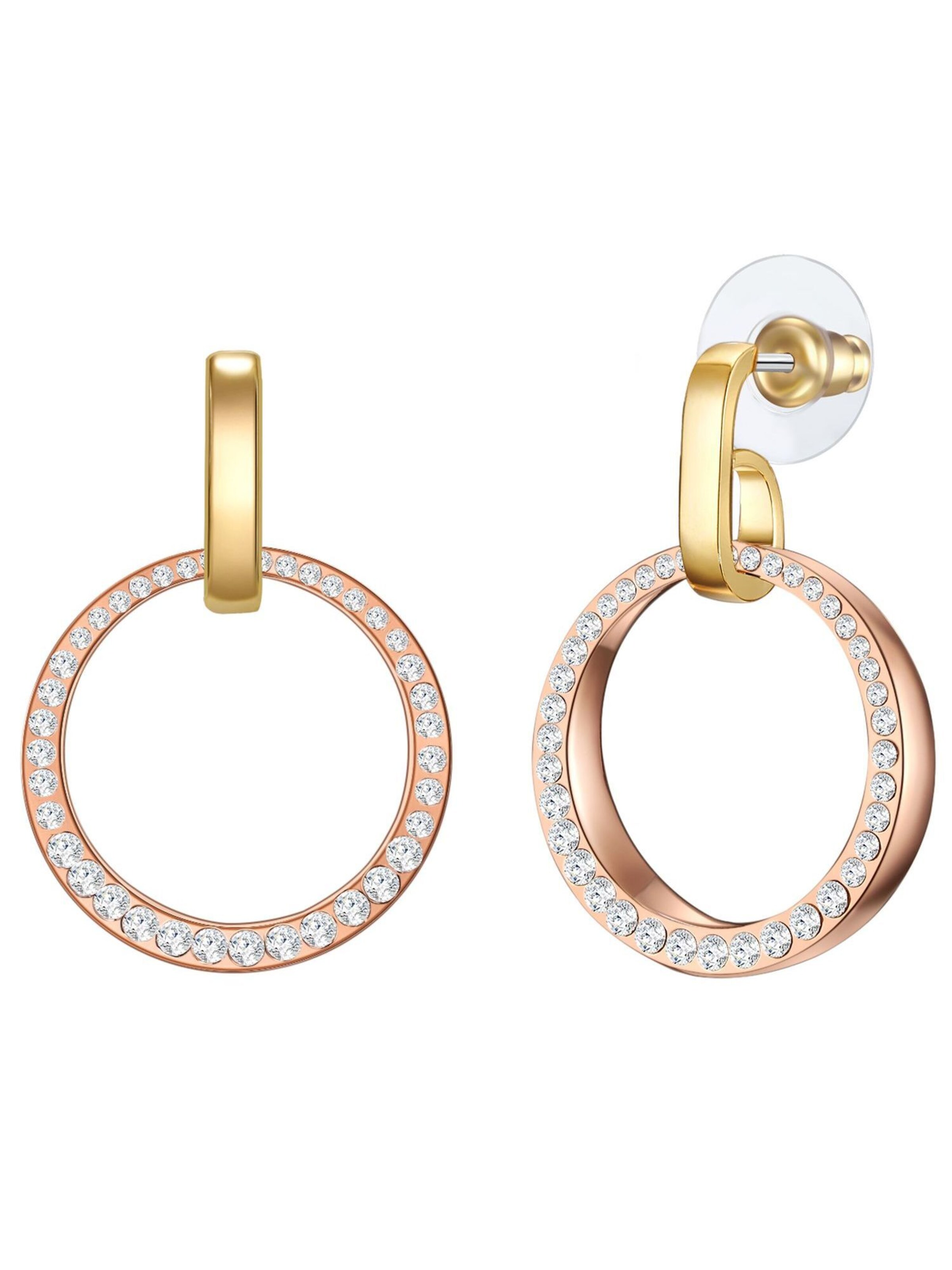 Lulu & Jane Ohrringe in Gold: Vorderseite