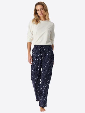 Pantalon de pyjama ' Mix Relax ' SCHIESSER en bleu