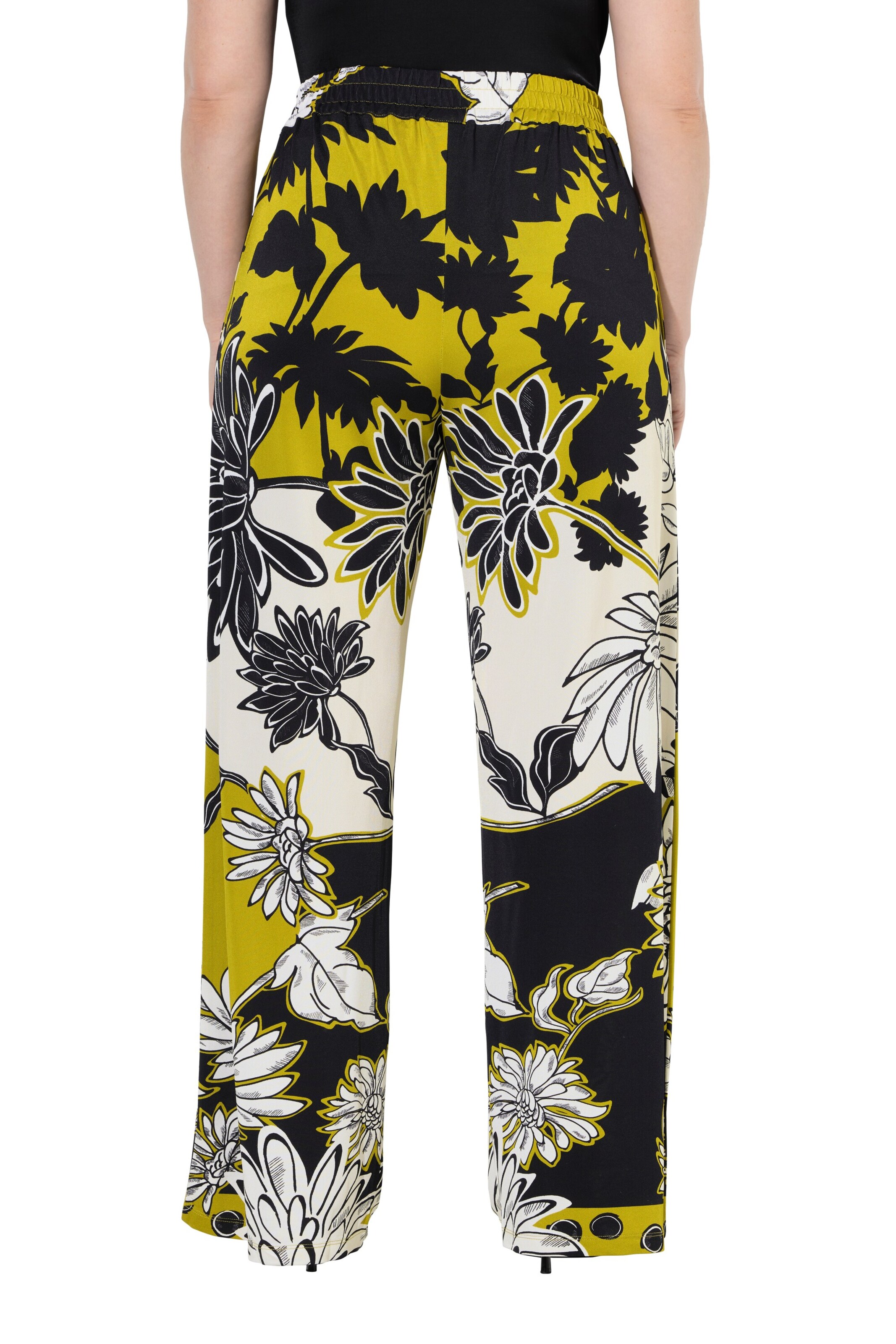 Ulla Popken Regular Trousers in Green